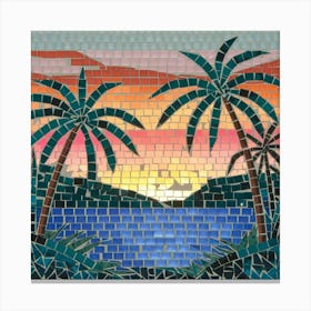 A Photo Of A Mosaic Made Of Tiny Pieces Mv Mhjtetl6rnmehrrh8ta Ncqnbt Lqeehowiqygky2q Canvas Print