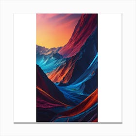 Mountain Landscape 3 Canvas Print