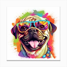 Pug Dog 1 Canvas Print