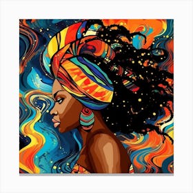 African Woman 40 Canvas Print