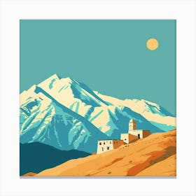 Mountain Village Canvas Print