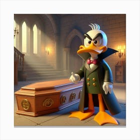 Count Duckula Canvas Print