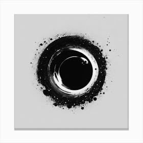 Black Hole Canvas Print