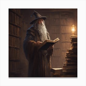 Wizard Of Odin Canvas Print