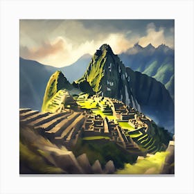 Machu Picchu Canvas Print