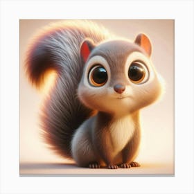 Cute Squirrel 1 Canvas Print