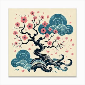 Cherry blossom tree Canvas Print