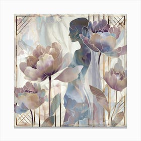 Peonies 1 Canvas Print