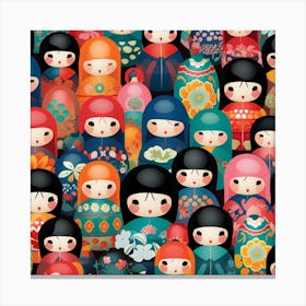 Matryoshka Dolls 2 Canvas Print