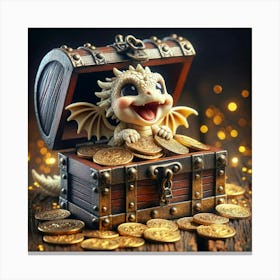 Dragon In The Chest Canvas Print