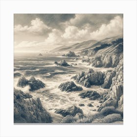 California Coast Canvas Print