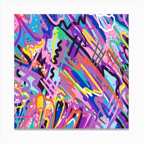 Colorful Modern Abstract Art Canvas Print