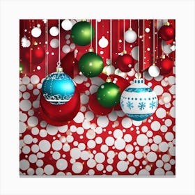 Christmas Background 4 Canvas Print