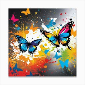 Colorful Butterflies 61 Canvas Print