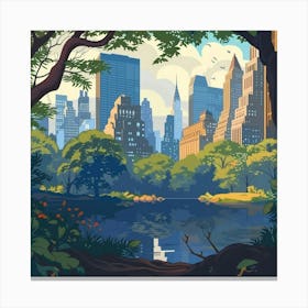 Central Park 2 Canvas Print