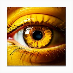 Yellow Eye 4 Canvas Print