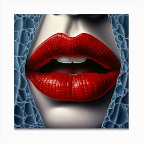 Lips Of Love Canvas Print