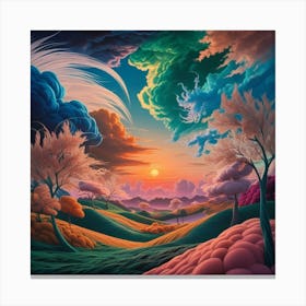 Landscape Painting 3 Canvas Print