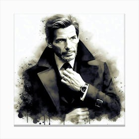 Man In A Suit Canvas Print