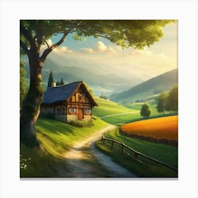 House In The Countryside 13 Canvas Print