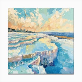 Sunrise At The Sea Of Ice Canvas Print