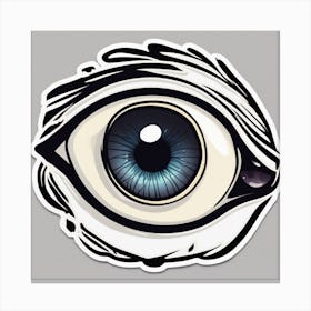 Eye Sticker 1 Canvas Print