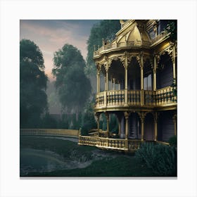 Victorian House 2 Canvas Print