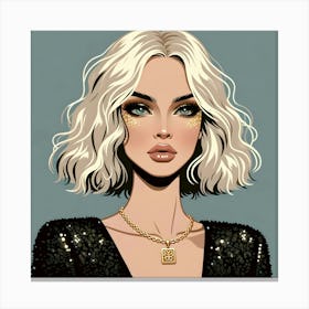 Fashion Girl Canvas Print