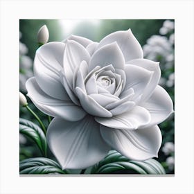 White Flower 2 Canvas Print