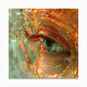 Eye Of A Woman Canvas Print