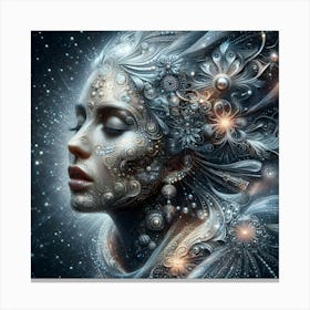 Woman In A Dream Canvas Print