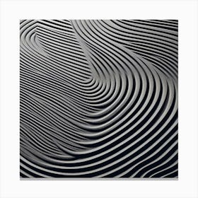 Abstract Wave Pattern Canvas Print