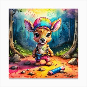 Little Deer Canvas Print