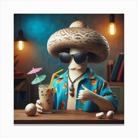 Mushroom Man Canvas Print