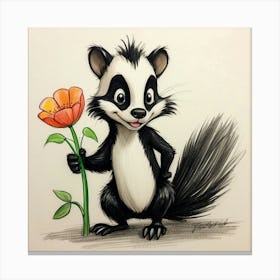 Skunk 1 Canvas Print