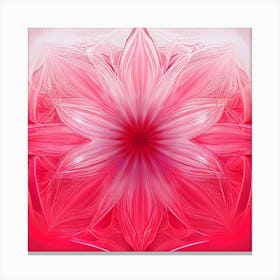 Pink Lotus Flower Canvas Print