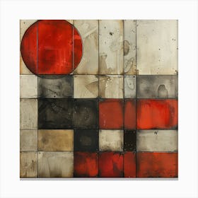 Red Sun 1 Canvas Print