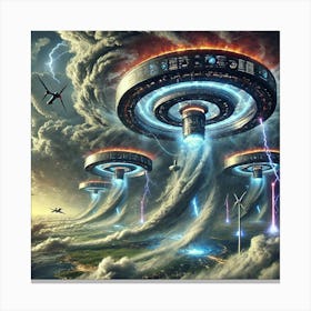 Cyclone Array Jet Stream Control Canvas Print