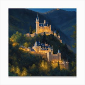 Fairytale Castle Canvas Print