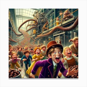 Chocolate Factory Canvas Print