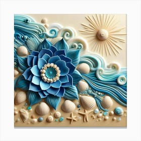 Flower Of The Sea Canvas Print