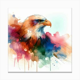 Eagle Watercolor Painting 2 Canvas Print