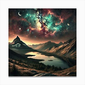 Galaxy In The Sky 13 Canvas Print