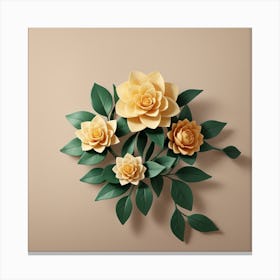 Camellia flower 3 Canvas Print