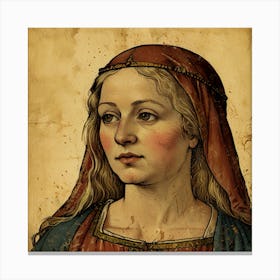 Renaissance Woman 1 Canvas Print