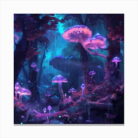 Psychedelic Forest Canvas Print