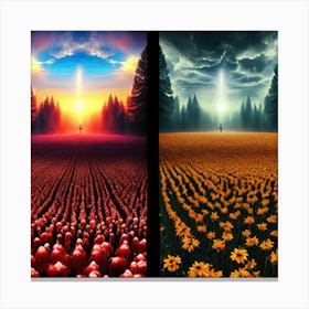 Heaven And Hell2 Canvas Print