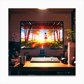 Desktop Wallpaper Canvas Print