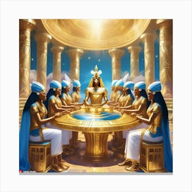 Egyptian Goddesses Canvas Print