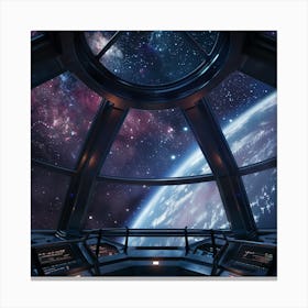 View From Spacecraft Canvas Print